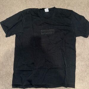 Supreme Black Box Logo Size Large